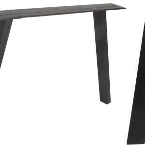 Corner, Stel til Plankebord, sort, H71x80x15 cm, jern