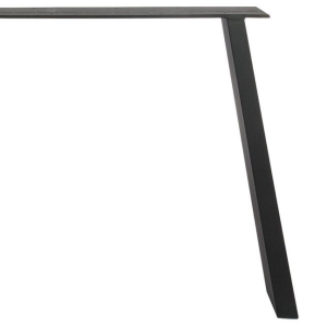 Slanting, Stel til Plankebord, sort, H71x80x15 cm, jern