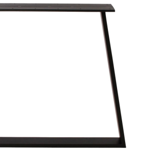 Trapez, Stel til Plankebord, sort, H71x78x15 cm, jern