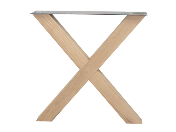X-base, Understel, grå, H71x69x15 cm, egetræ