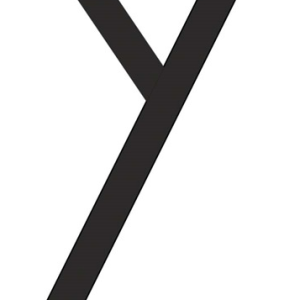 Y-base, Understel, sort, H71x38 cm, stål