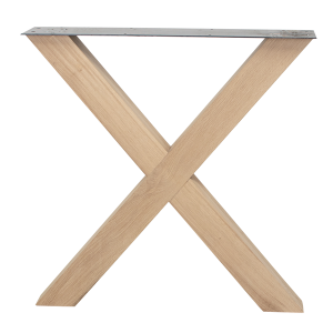 X-base, Understel, hvid, H71x69x15 cm, egetræ