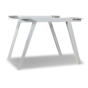 A-bordben 80 x 40 mm profil hvid - 2 stk. - bred