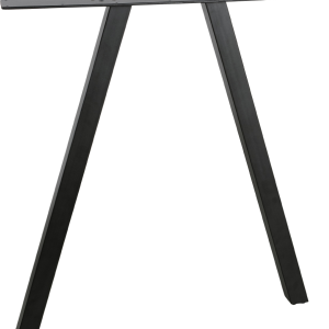 Tablo, 2-Position Leg, Understel kvadratisk, metal, sort