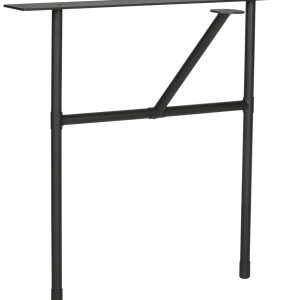 Tablo H-Leg, Understel, metal, sort