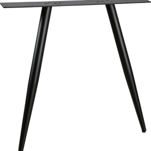 Tablo, Understel kegleformet, sort, H72x79x10 cm, metal