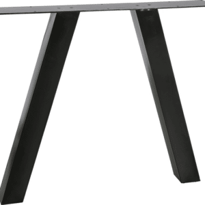 Understel WOOOD Tablo Utrecht bordben i metal til plankebord, mat sort H72 cm