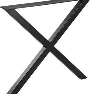 Understel WOOOD Tablo X-formet mat sort metal til plankebord