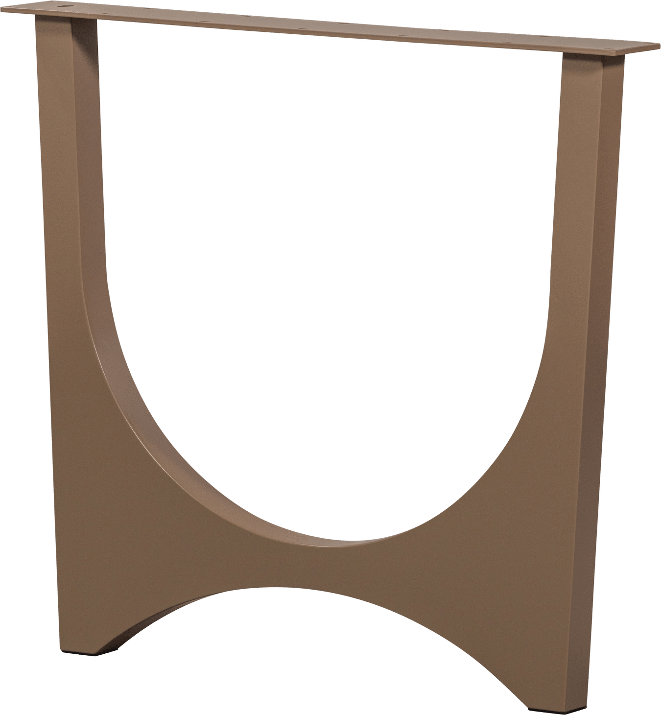 Bordben/bordstel til spisebord WOOOD Tablo Zaandam metal sandfarvet H72 til bordplader 160-240 x 90-100 cm