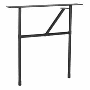 WOOOD Tablo H-bordben til spisebord - matsort metal