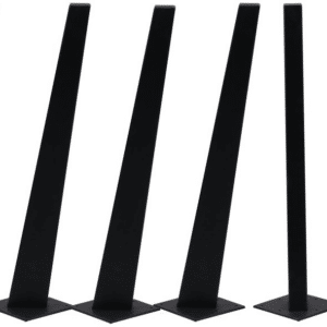 Bordben House of Sander Frigg 4 stk sort bøgetræ H70 cm til spise- og skriveborde