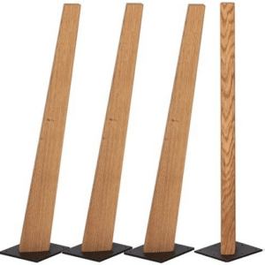Bordben til plankeborde House of Sander Frigg 70 cm egetræ 4 stk natur