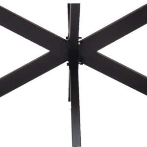 Bordstel til plankeborde House of Sander Star Base sort jern H71x70x150 cm